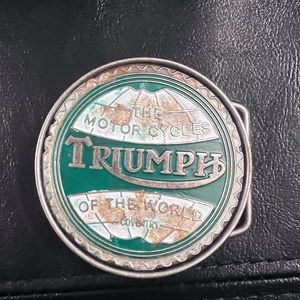 **TRIUMPH MOTORCYCLE 🏍️ BELT BUCKLE**